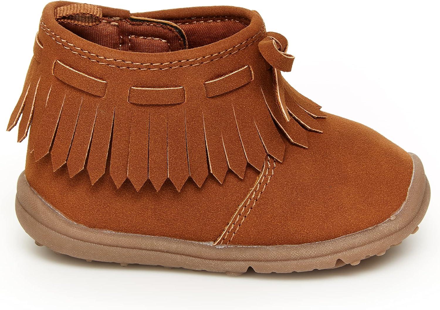 imageCarters BabyGirls Cambergp First Walker ShoeBrown