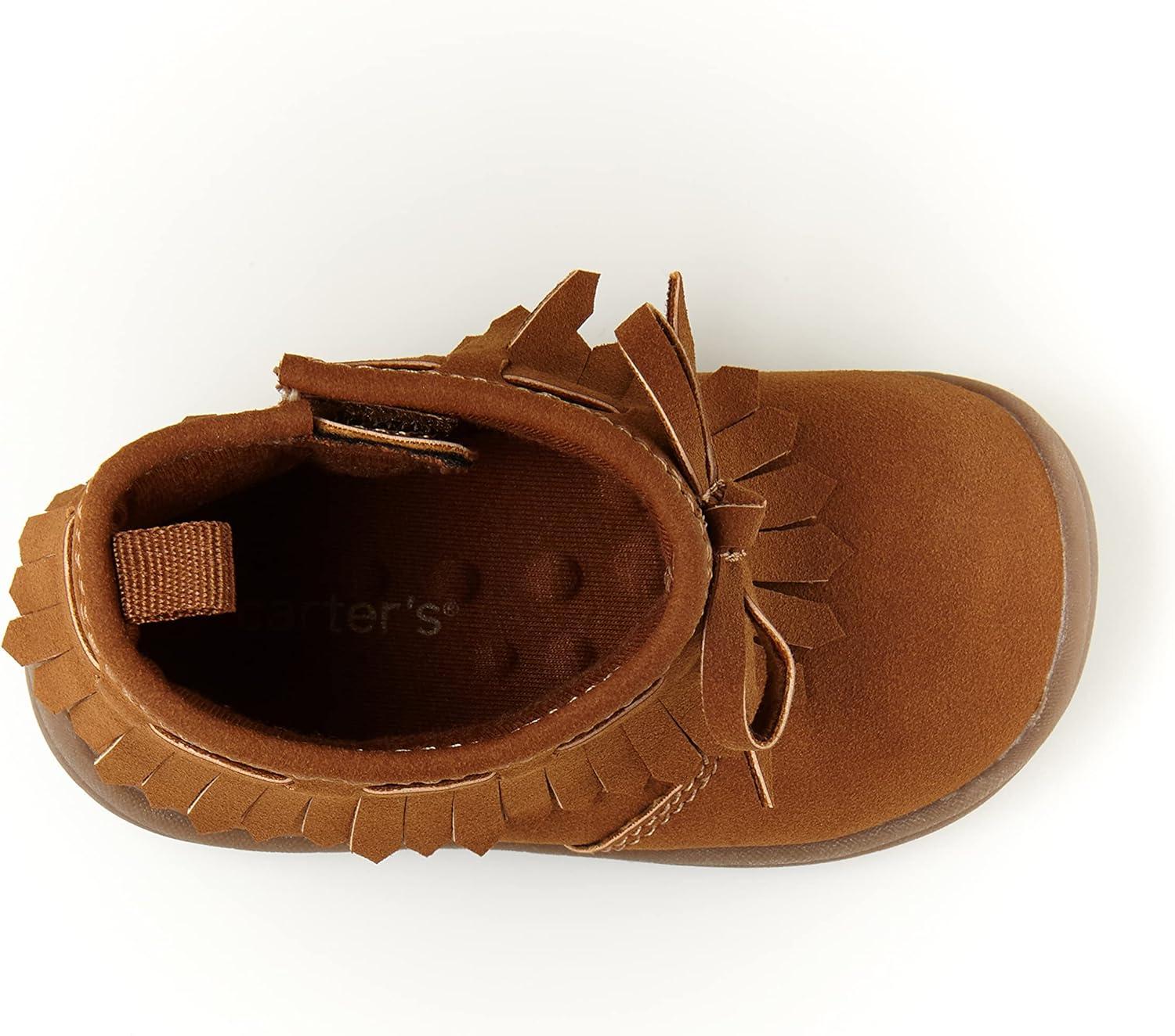 imageCarters BabyGirls Cambergp First Walker ShoeBrown