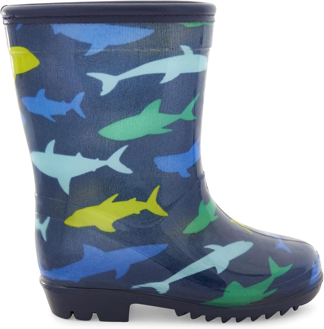 imageCarters Boys Rocky Rain BootNavy