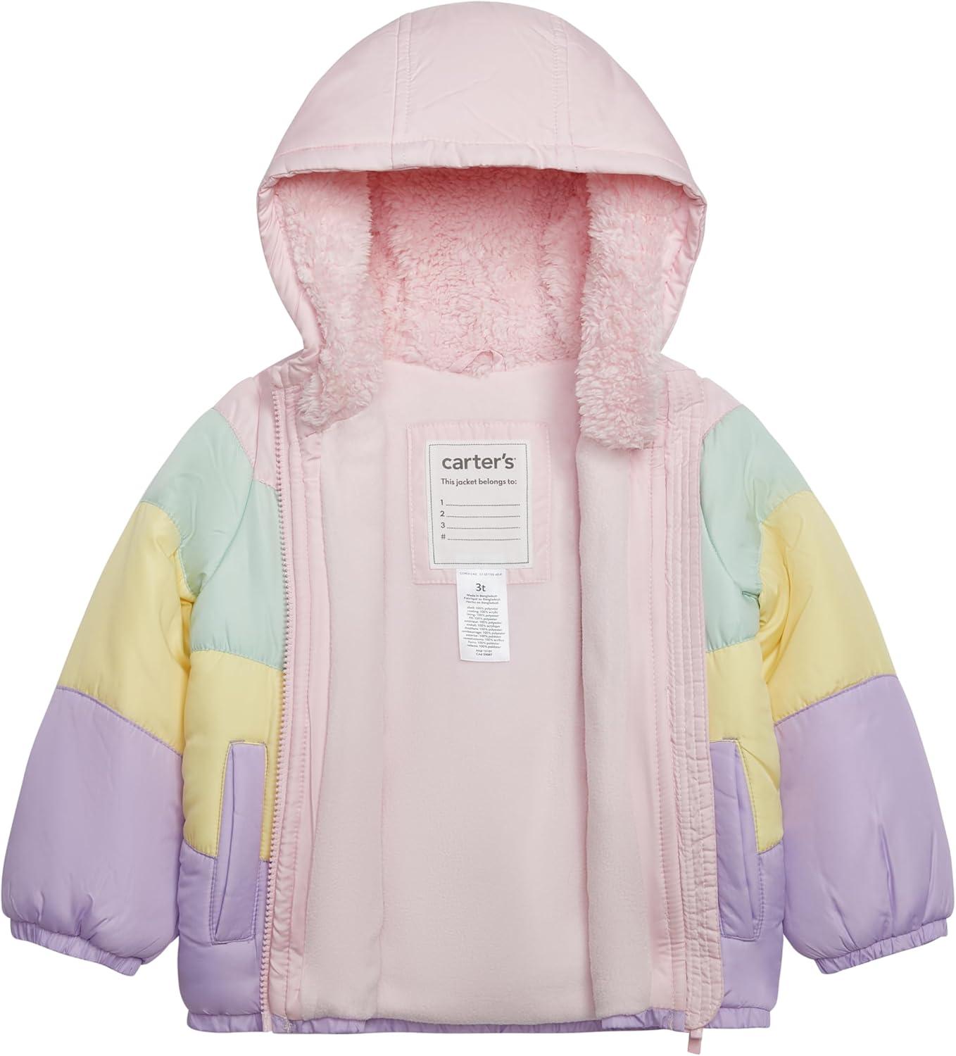 imageCarters Girls SnowsuitPastel Rainbow