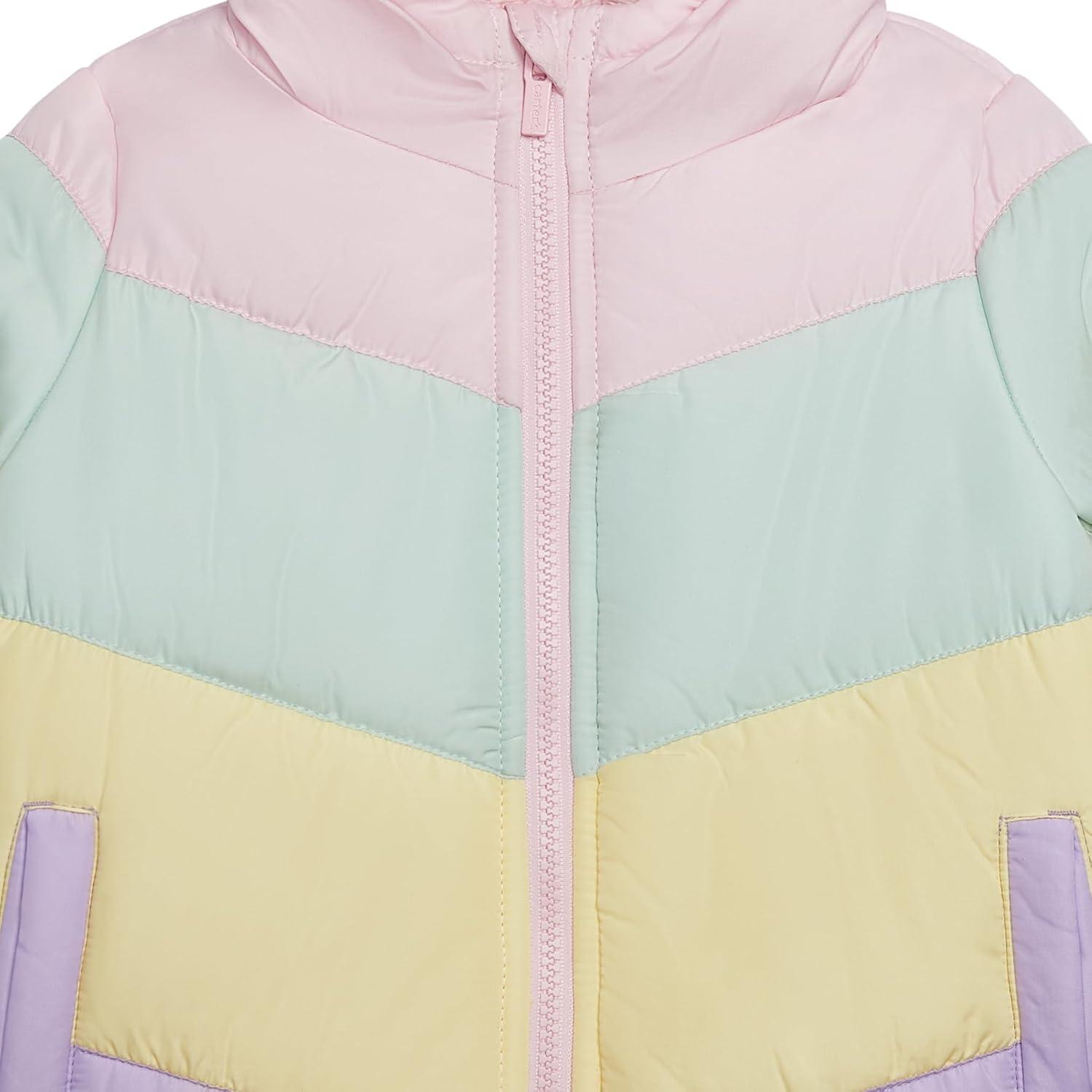 imageCarters Girls SnowsuitPastel Rainbow