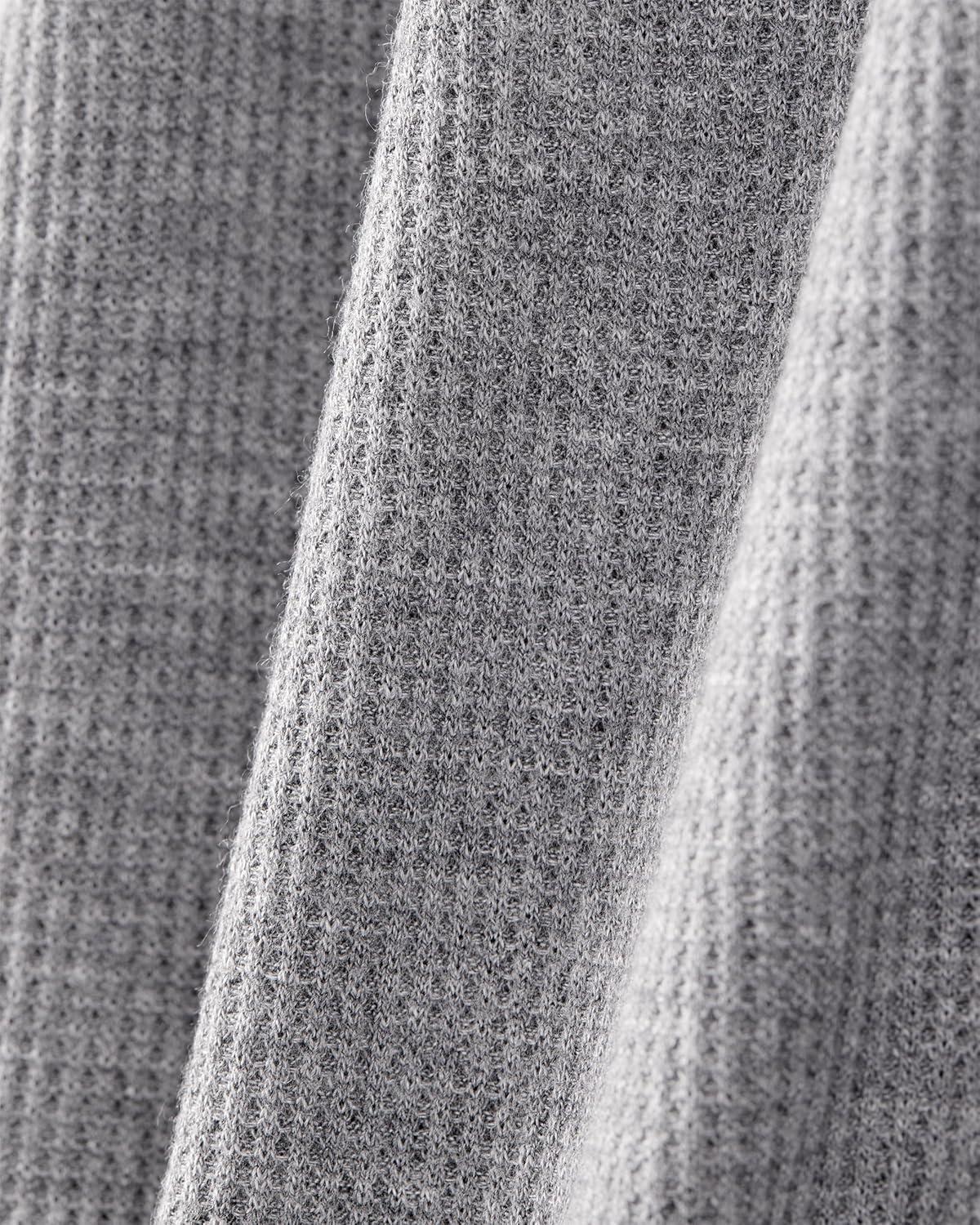 imageCarters babyboys Purelysoft Longsleeve 2way Zip PajamasGray Solid