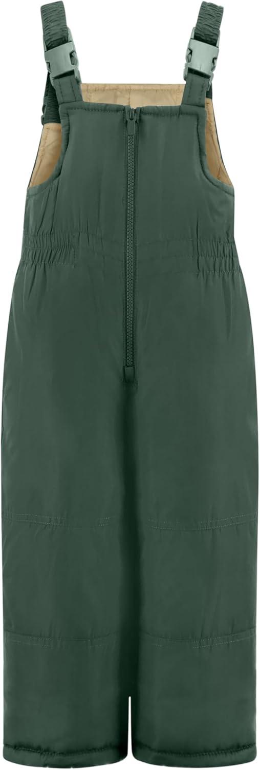 imageCarters boys Boys Warm 2 Piece Snow Pant ampamp Jacket SnowsuitOliveBeigeOrange