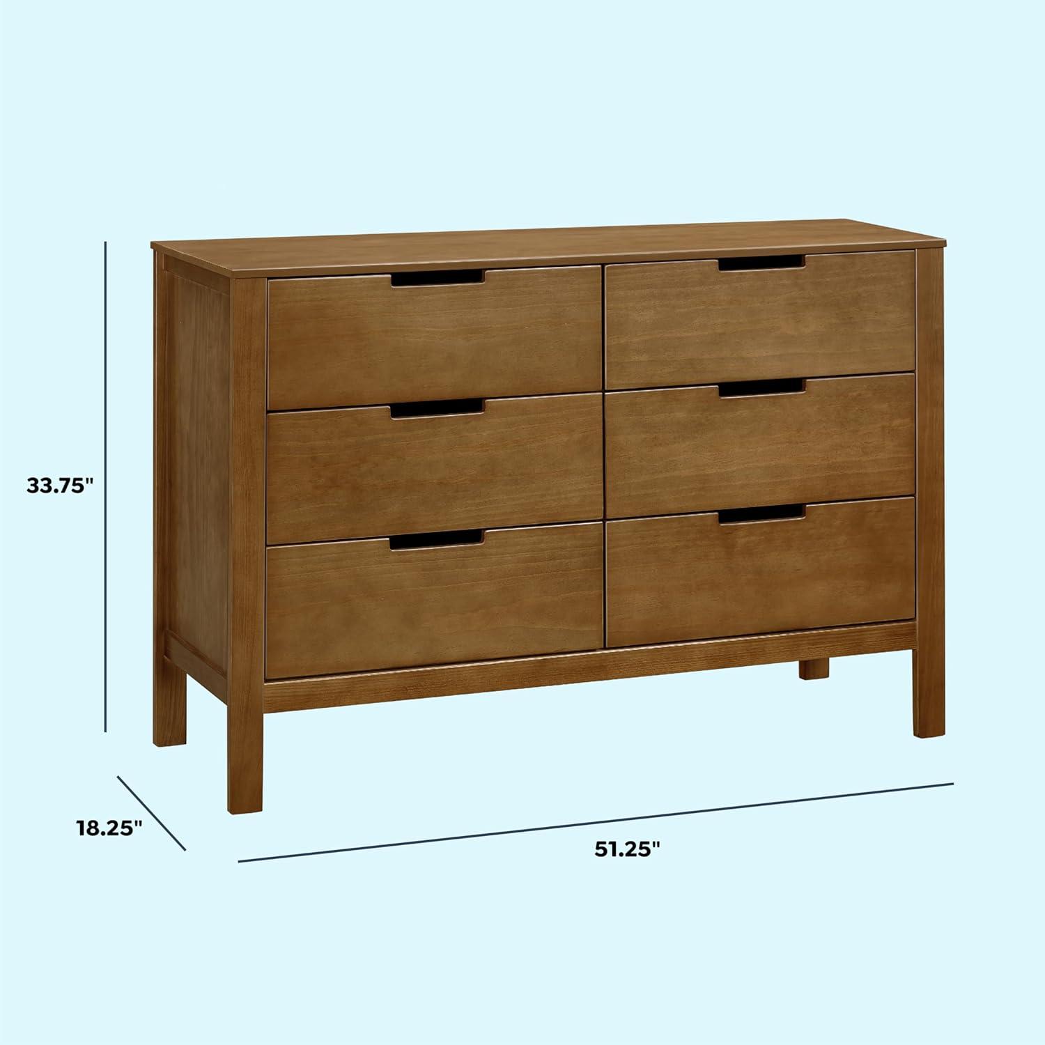 imageCarters by DaVinci Colby 6Drawer Dresser in Washed Natural Grey F11926GWalnut