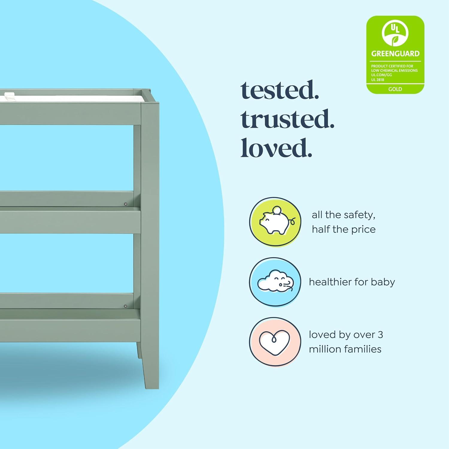 imageCarters by DaVinci Colby Changing Table in GreyLight Sage