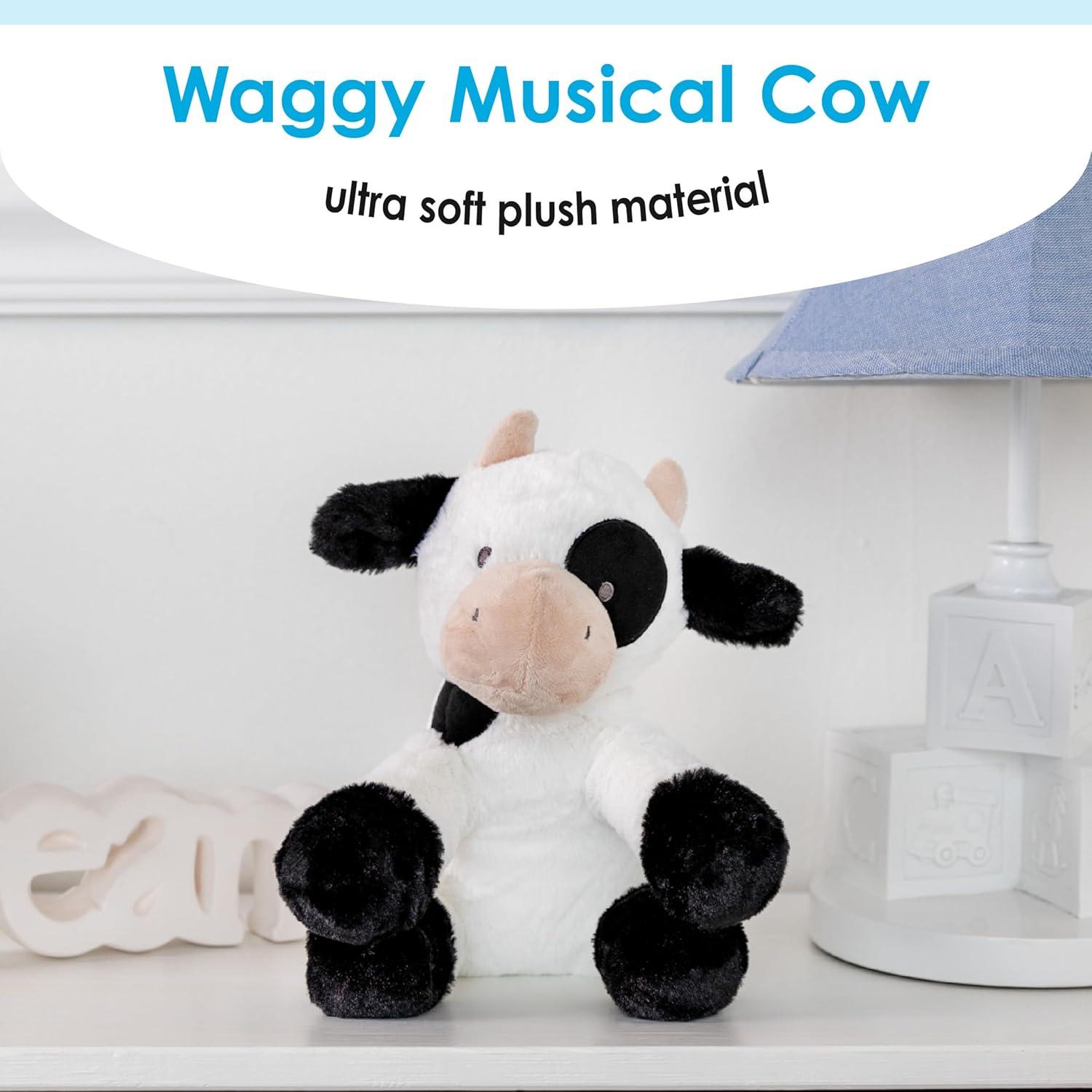 imageKIDS PREFERRED Carters Cow Waggy Musical Plush Stuffed Animal