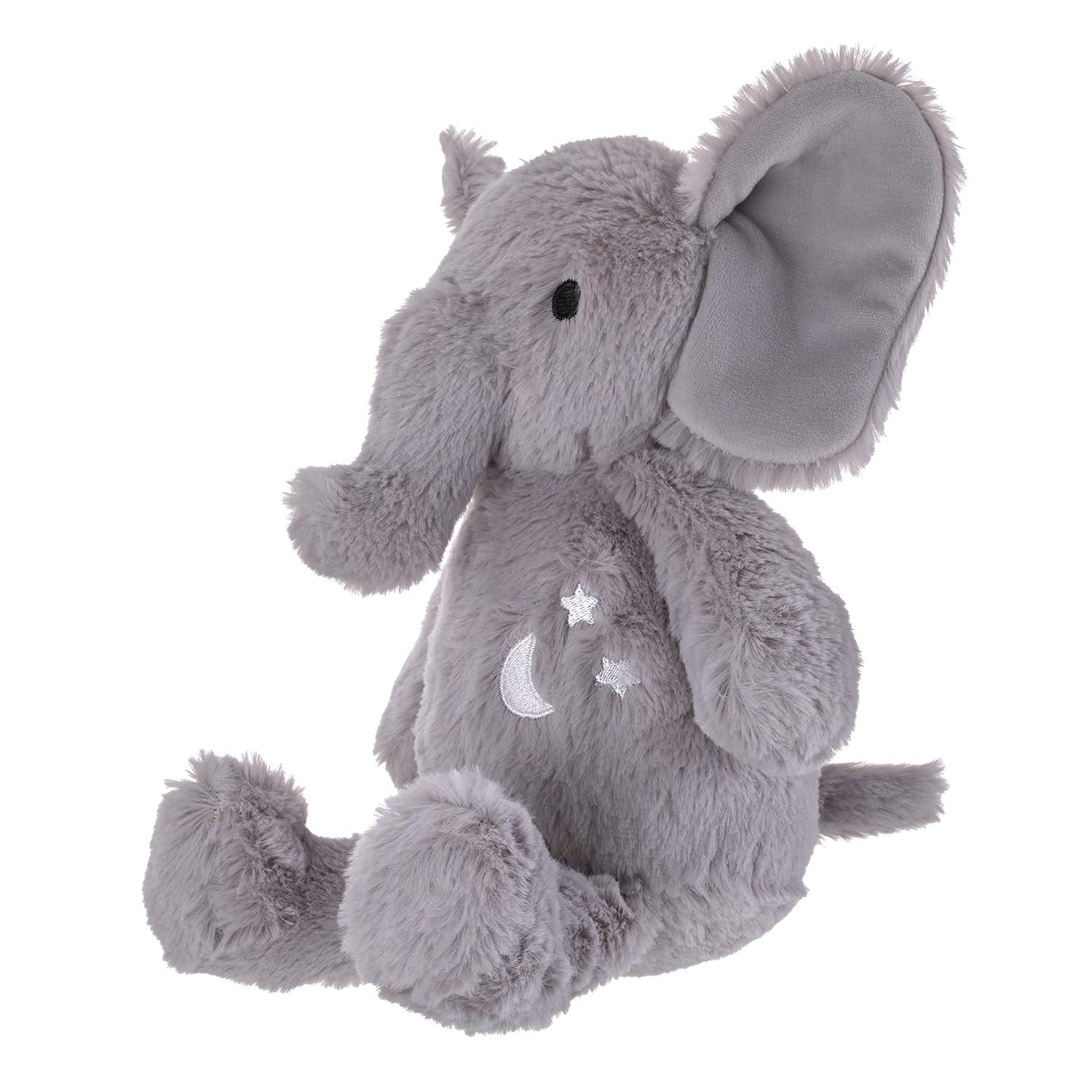 imageNoJo Carters Blue Elephant Gray Elephant Super Soft Plush Stuffed Animal