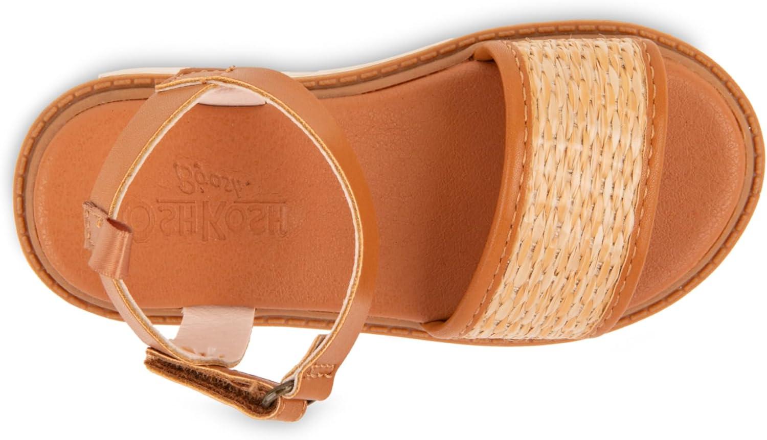 imageOSHKOSH BGOSH UnisexChild Leo SandalBrown