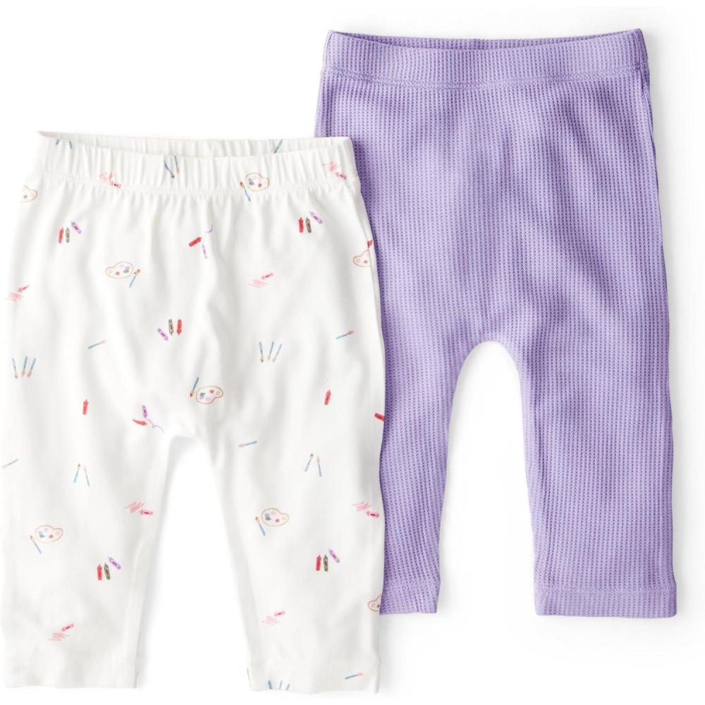 imageCarters BabyGirls Purelysoft 2Pack PantArt Print