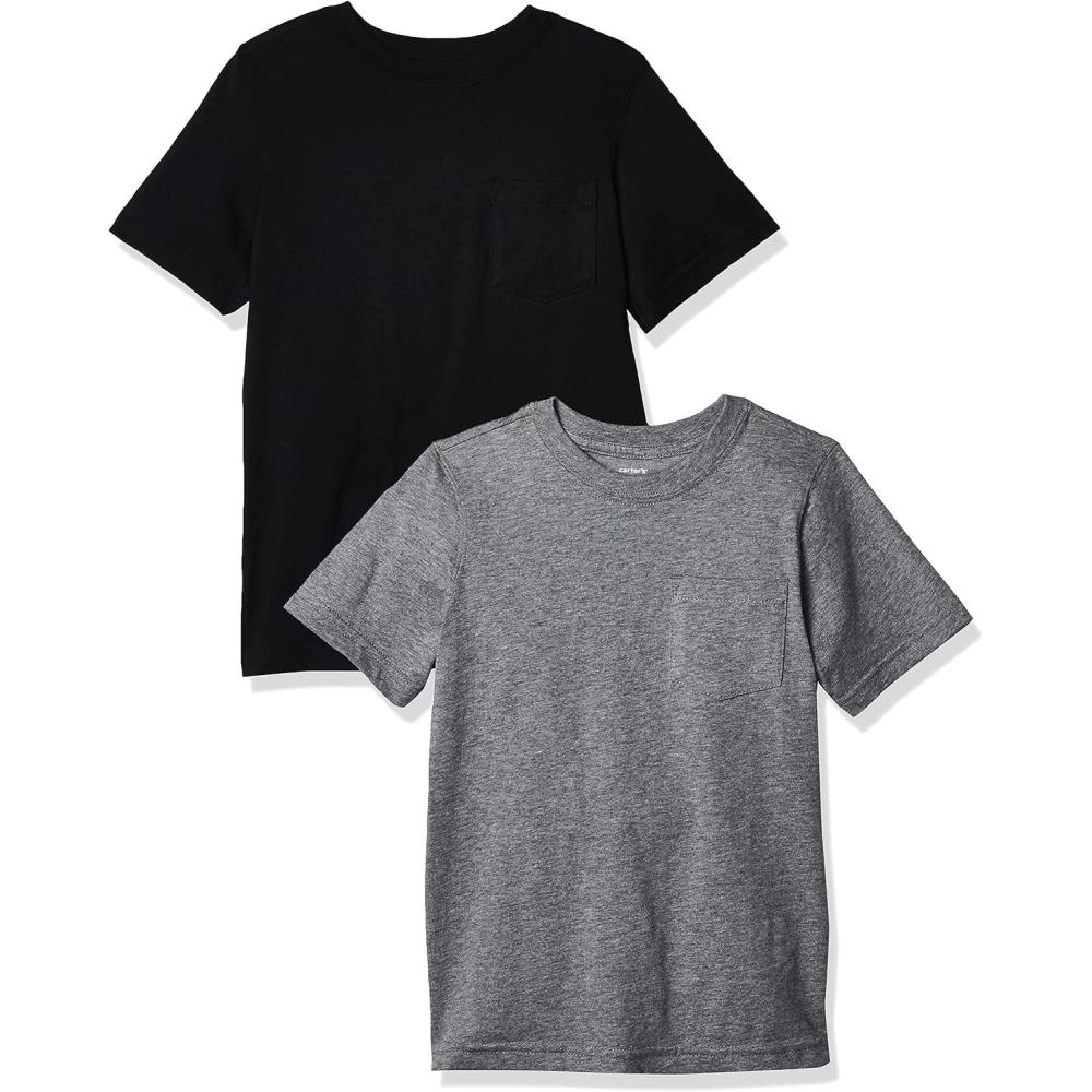 imageCarters Boys 2Pack TeeGreyBlack