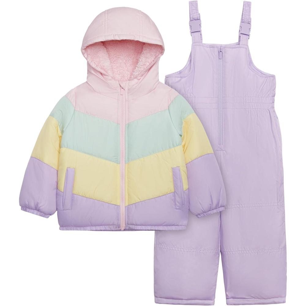 imageCarters Girls SnowsuitPastel Rainbow