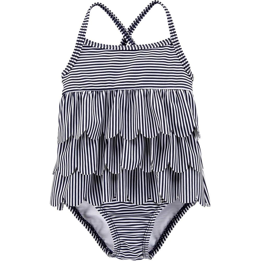 imageCarters Girls SwimsuitBlue Stripe