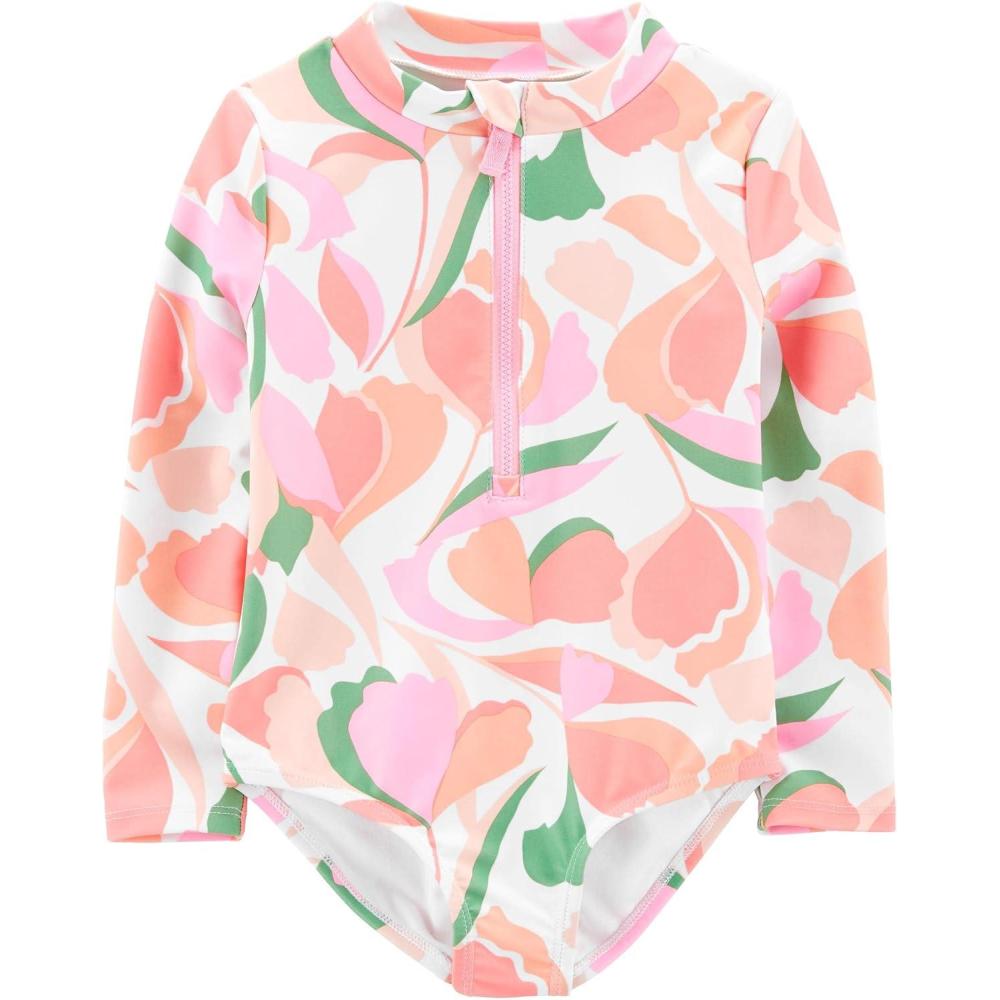 imageCarters Girls SwimsuitFloral PinkMulti