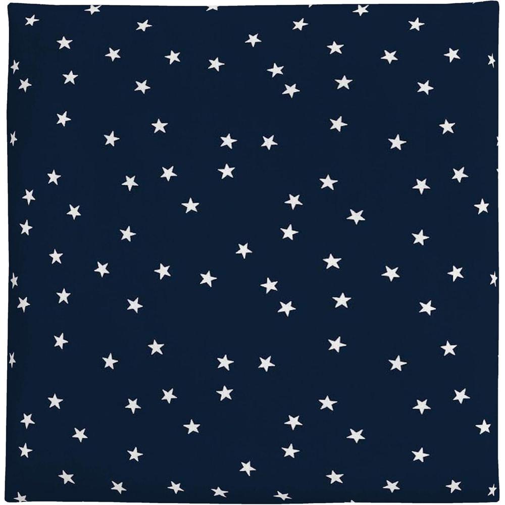 imageCarters Navy wWhite Stars Crib SheetStars NavyWhite