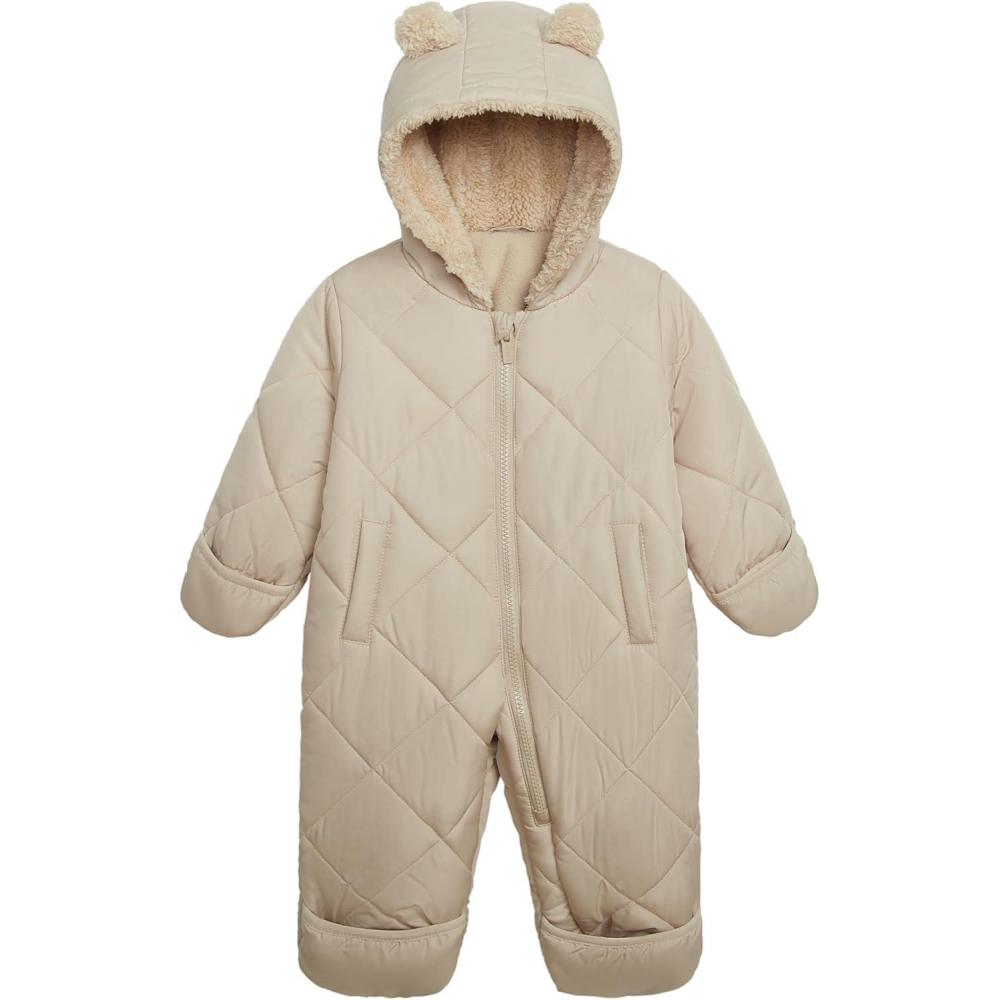 imageCarters Unisex Baby Cozy Onepiece Footed Pram SuitKhaki