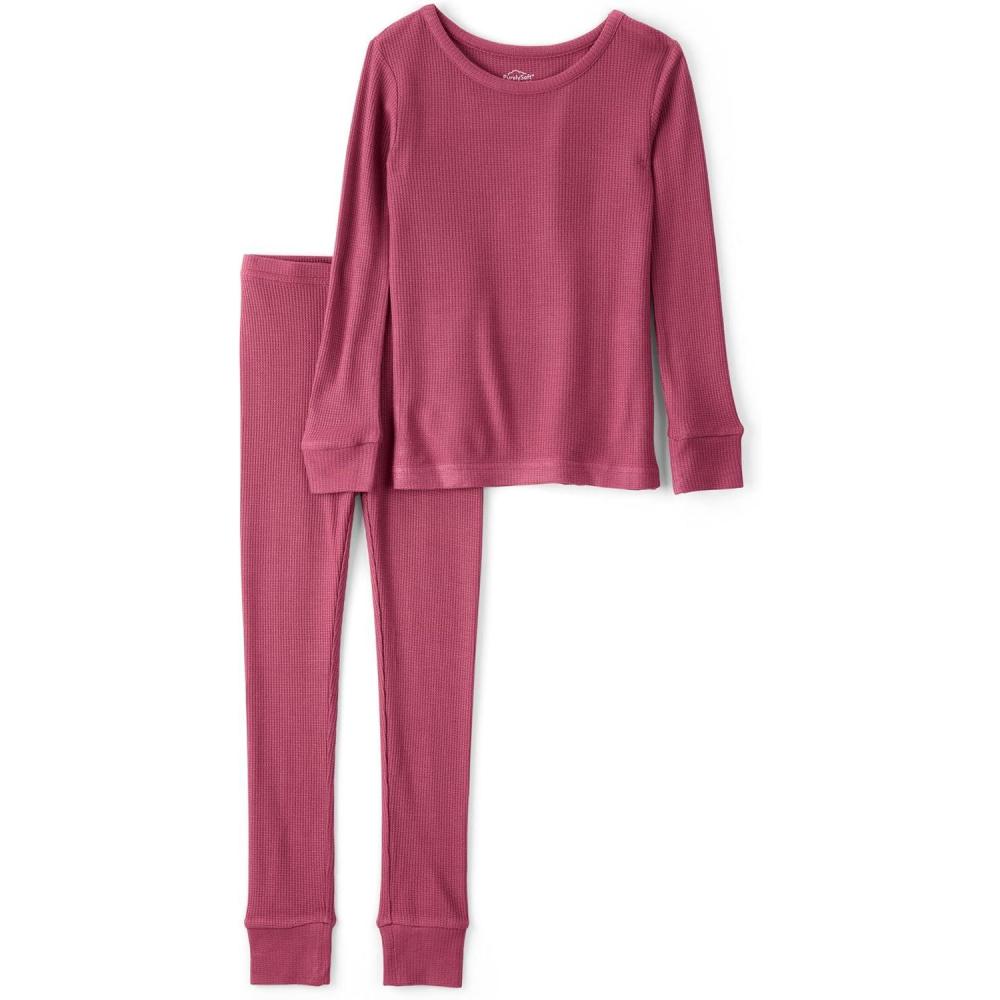 imageCarters babygirls Purelysoft Longsleeve 2piece PajamasRed