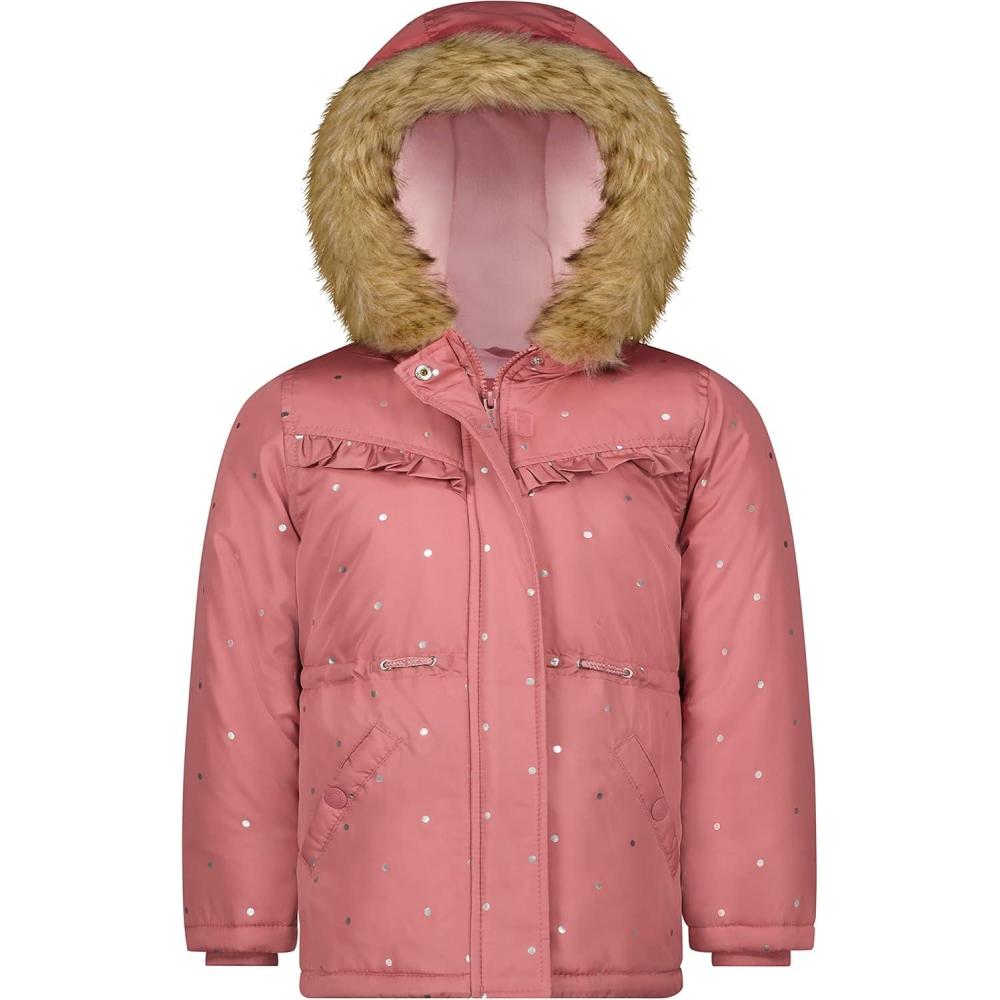 imageCarters babygirls Waterresistant Onepiece Winter SnowsuitPink