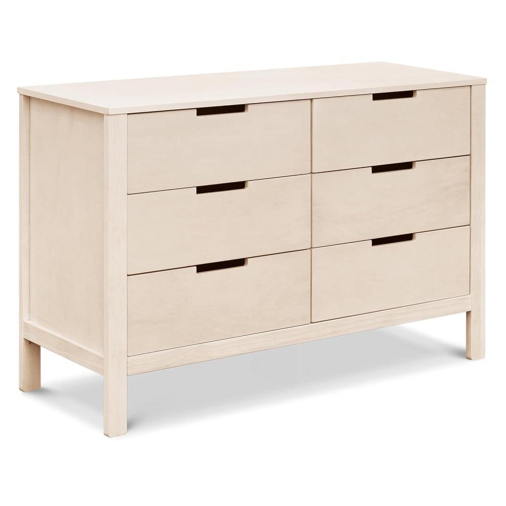 imageCarters by Colby 6Drawer Baby Dresser for Bedroom Kids Dresser for Boys ampamp Girls Double Chest of Drawers for Nursery Versatile Wooden Dresser for Living Room ampamp Hallway Washed NaturalWashed Natural
