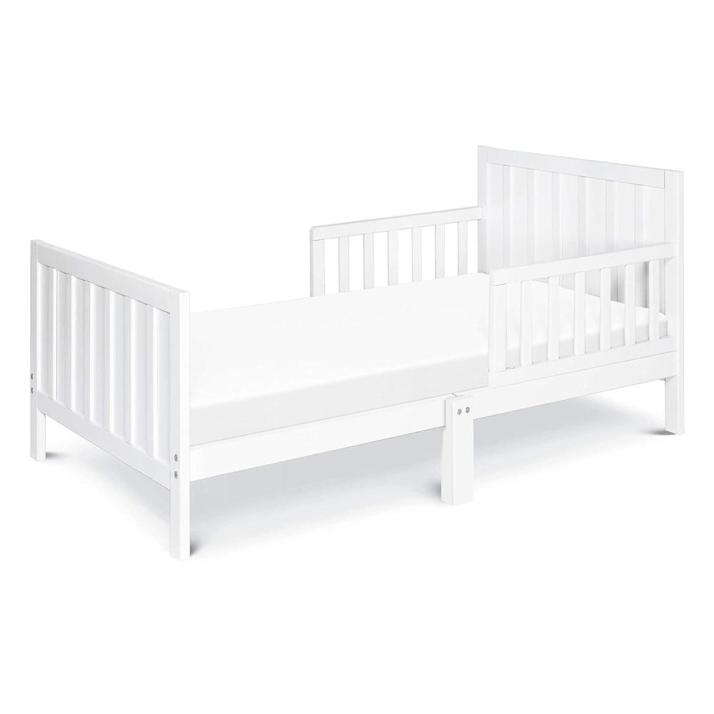 imageCarters by DaVinci Benji Toddler Bed in Grey Greenguard Gold CertifiedWhite