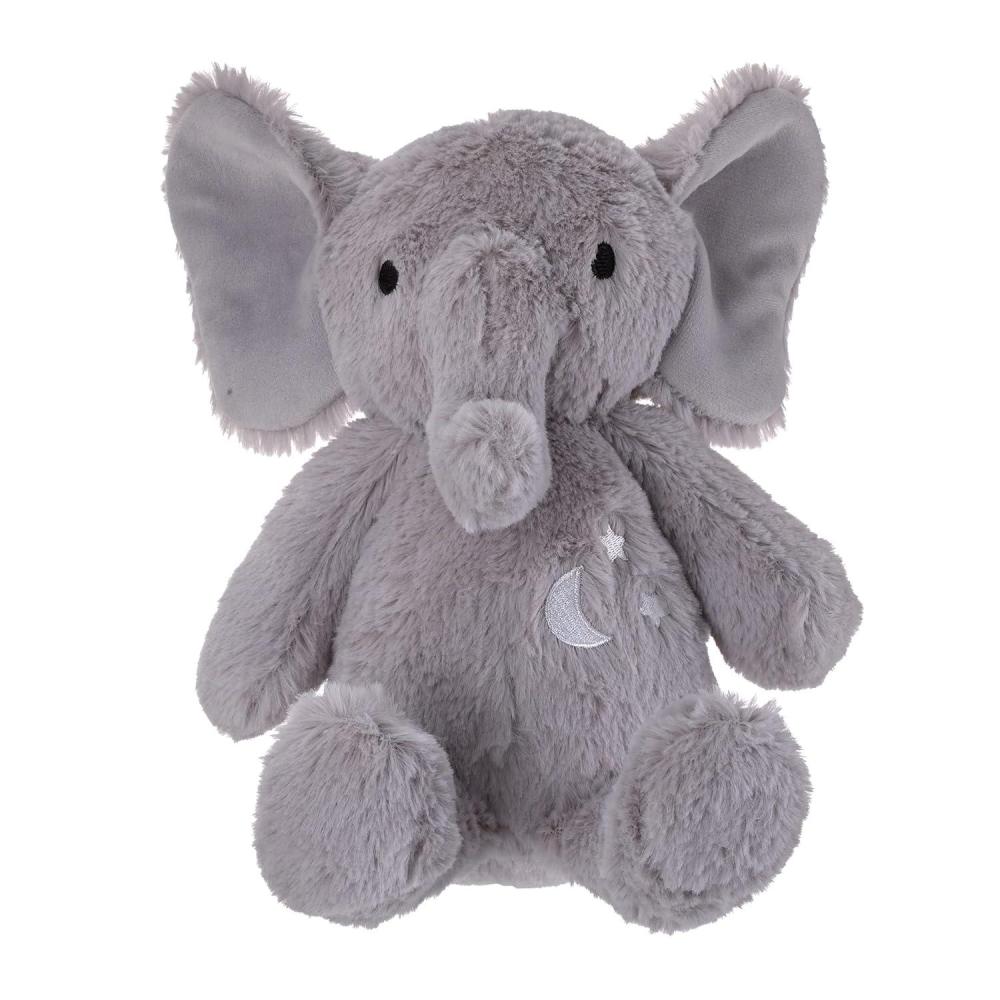 imageNoJo Carters Blue Elephant Gray Elephant Super Soft Plush Stuffed Animal