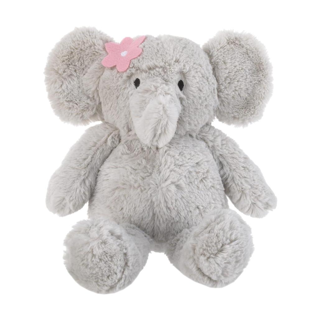 imageNoJo Carters Floral Elephant Gray Plush Stuffed Animal