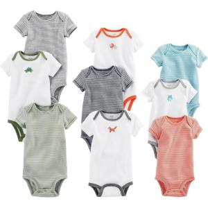 Carter’s 9-Pack Grow with Me Bodysuit(Multi/Boy)