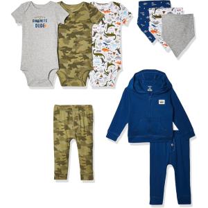 Carter’s 9-Piece Basic Gift Set Shirt(Navy Dino)