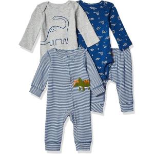 Carter’s Baby Boys’ 4-Piece Gift Set(Blue Dino)