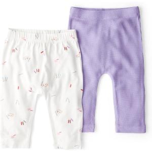 Carter’s Baby-Girls Purelysoft 2-Pack Pant(Art Print)