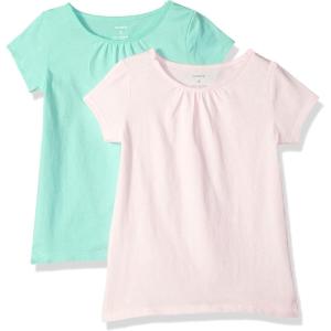 Carter’s Big Girl’s 2-Pack Tee Shirt, Light Pink/Mint, 4