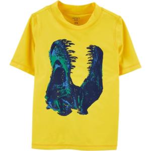 Carter’s Boys’ 1 Piece Rashguard(Yellow Blue Dinosaur)