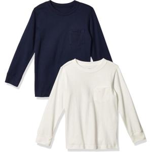 Carter’s Boys 2-Pack Long Sleeve Tee(Navy/White)