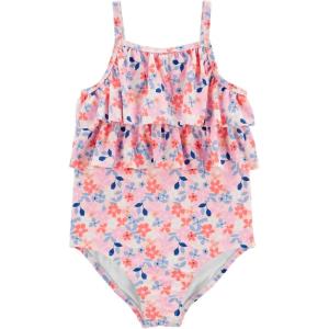 Carter’s Girls Swimsuit(Ruffle/Floral/Pink)