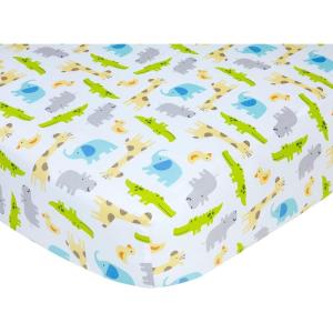 Carter’s Navy w/White Stars Crib Sheet(Safari)