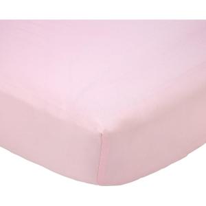Carter’s Navy w/White Stars Crib Sheet(Solid Pink Blossom)