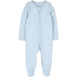 Carter’s baby-boys Purelysoft Sleep and Play Pajamas(Blue)