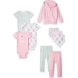 Carter’s baby-girls 9-piece Basic Gift Set(Pink Floral)