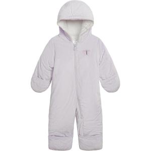 Carter’s baby-girls Cozy One-piece Footed Pram Suit(Velboa Lilac)