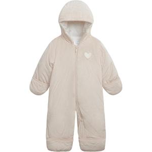 Carter’s baby-girls Cozy One-piece Footed Pram Suit(Velboa Pink)