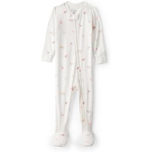 Carter’s baby-girls Purelysoft Long-sleeve 2-way Zip Pajamas(Art Print)