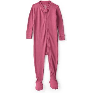 Carter’s baby-girls Purelysoft Long-sleeve 2-way Zip Pajamas(Red)