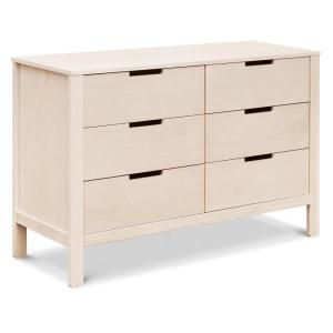 Carter’s by Colby 6-Drawer Baby Dresser for Bedroom – Kids Dresser for Boys & Girls – Double Chest of Drawers for Nursery – Versatile Wooden Dresser for Living Room & Hallway – Washed Natural(Washed Natural)