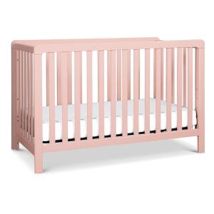 Carter’s by DaVinci Colby 4-in-1 Low-Profile Convertible Crib in Petal Pink, Greenguard Gold Certified
