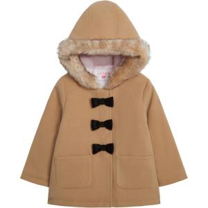 Carter’s girls Faux Wool Winter Dress Coat(Khaki)