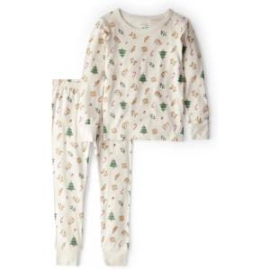 Carter’s unisex-baby Purelysoft Long-sleeve 2-piece Pajamas(Holiday Print)