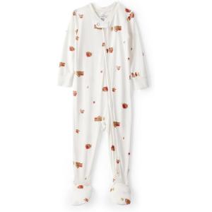 Carter’s unisex-baby Purelysoft Long-sleeve 2-way Zip Pajamas(Fall House)
