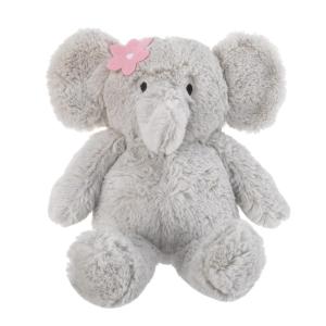 NoJo Carter’s Floral Elephant Gray Plush Stuffed Animal