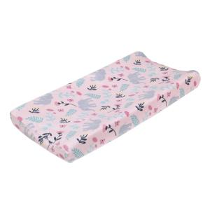 NoJo Carter’s Floral Elephant Pink Super Soft Changing Pad Cover