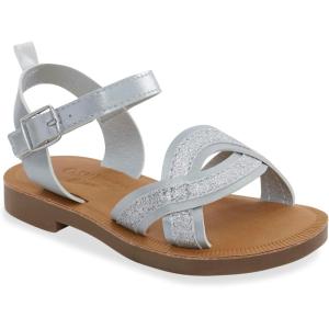OSHKOSH B’GOSH Unisex-Child Mar Sandal(Silver)