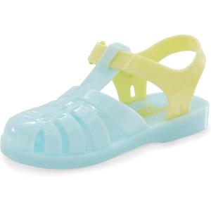 OSHKOSH B’GOSH Unisex-Child Marie Sandal(Yellow/Blue)